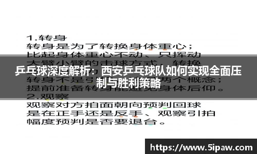乒乓球深度解析：西安乒乓球队如何实现全面压制与胜利策略