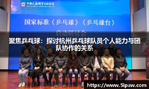 聚焦乒乓球：探讨杭州乒乓球队员个人能力与团队协作的关系