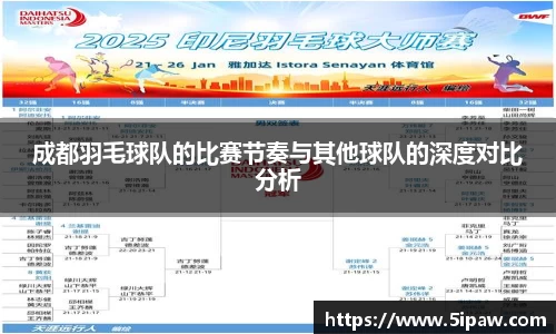 成都羽毛球队的比赛节奏与其他球队的深度对比分析